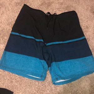 Black and Blue Burnside Swimsuit